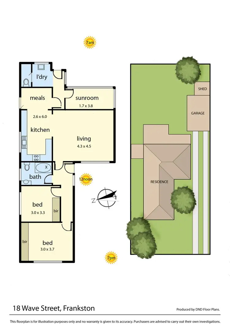 Floorplan of Homely house listing, 18 Wave Street, Frankston VIC 3199