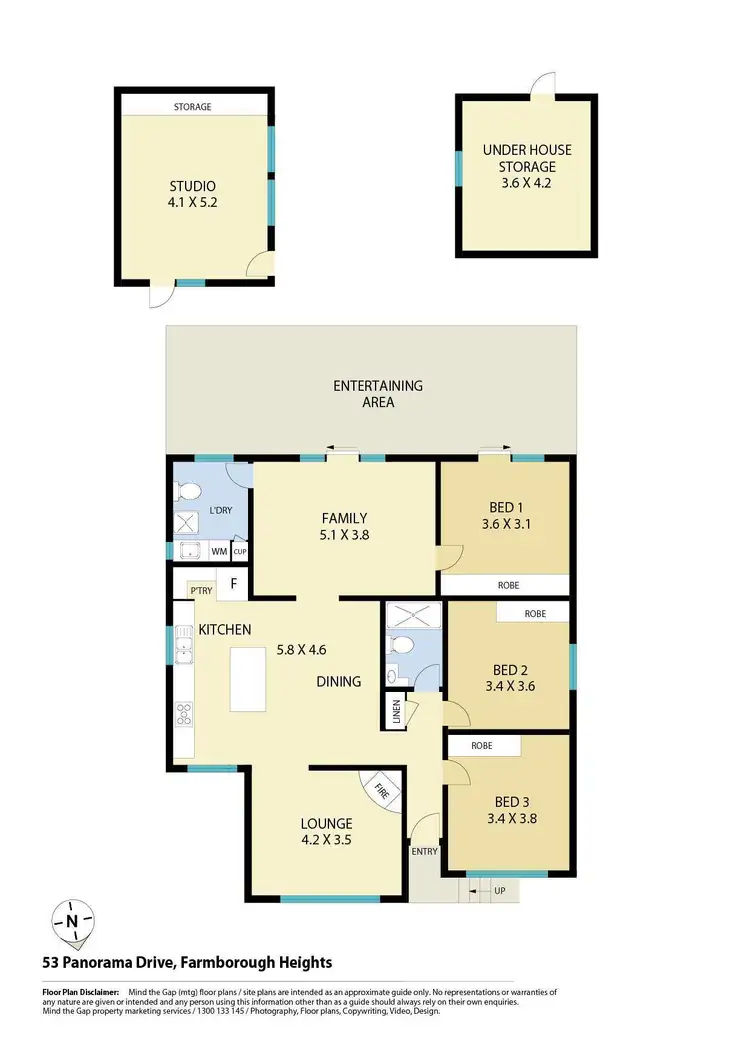 Floorplan of Homely house listing, 53 Panorama Drive, Farmborough Heights NSW 2526