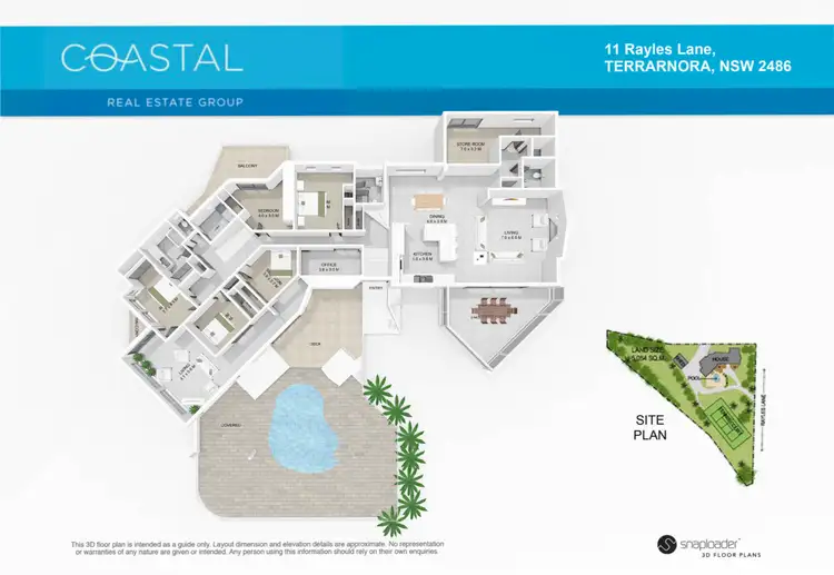 Floorplan of Homely house listing, 11 Rayles Lane, Terranora NSW 2486