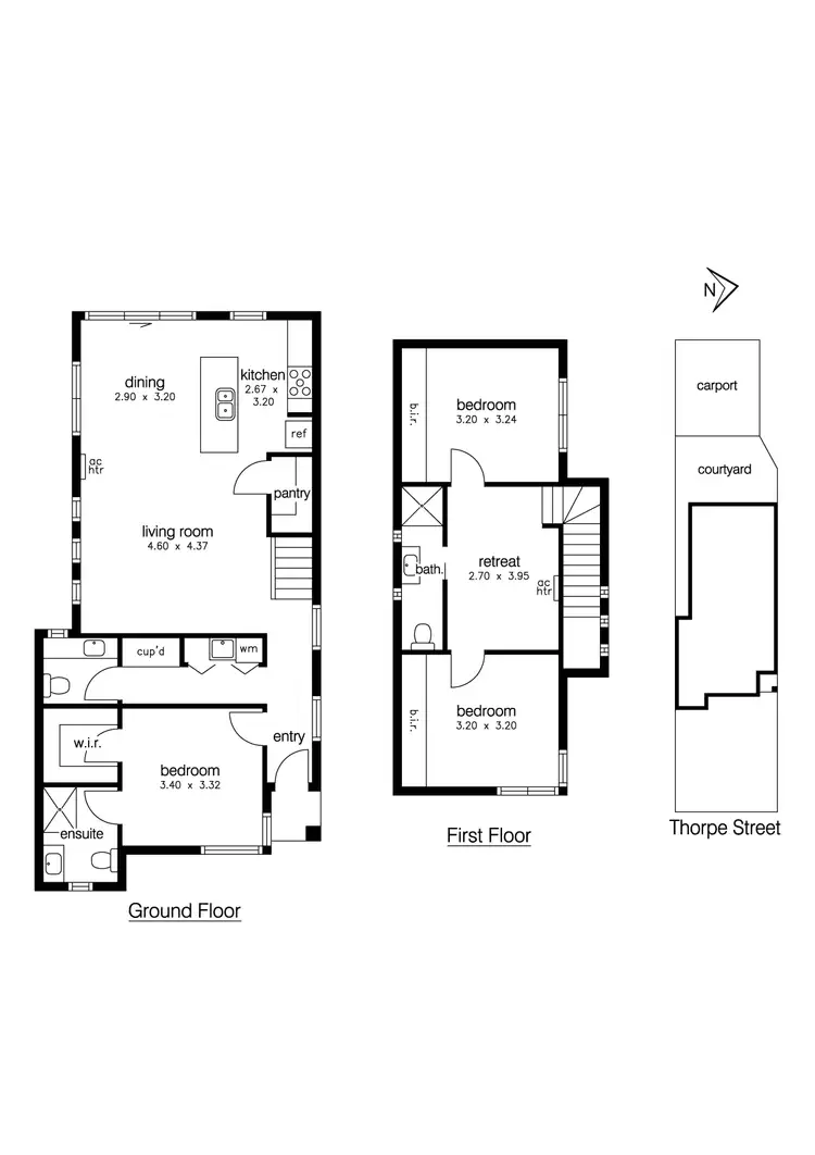 Floorplan of Homely house listing, 1/5A Thorpe Street, Newport VIC 3015