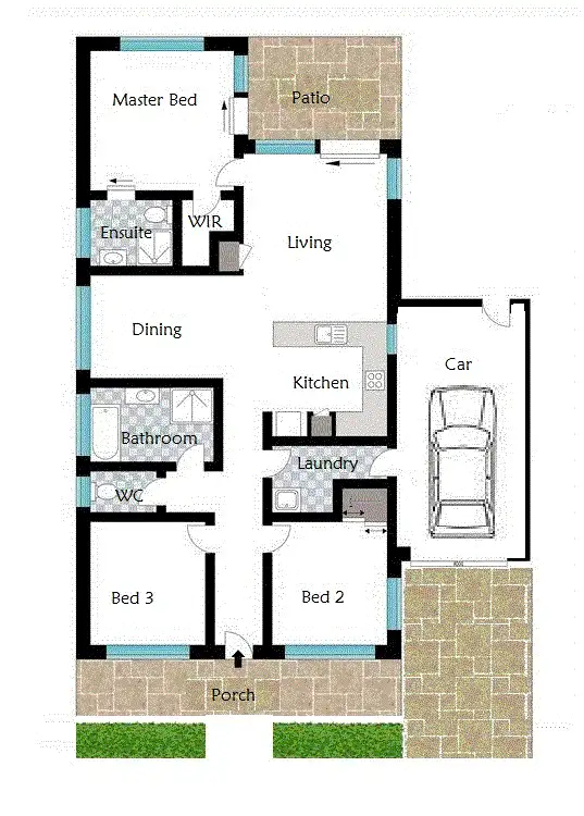 Floorplan of Homely house listing, 1 Benjamin Court, Springfield Lakes QLD 4300