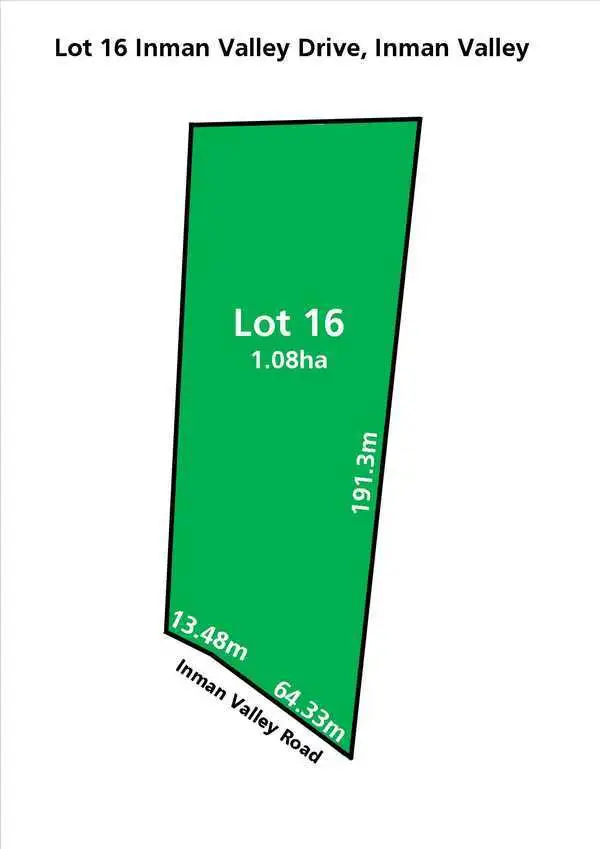 Floorplan of Homely land listing, LOT 16 Inman Valley Road, Inman Valley SA 5211