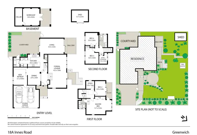Floorplan of Homely house listing, 18A Innes Road, Greenwich NSW 2065