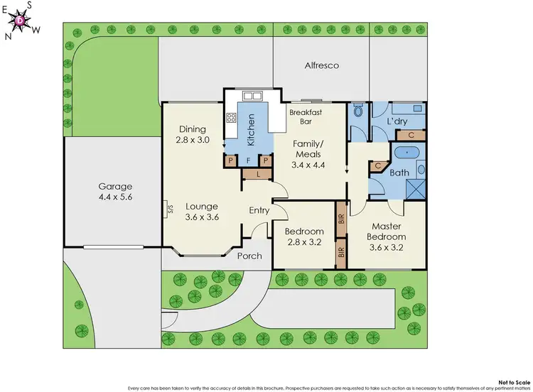 Floorplan of Homely townhouse listing, 1221A Nepean Hwy (Enter via Enright Street), Highett VIC 3190