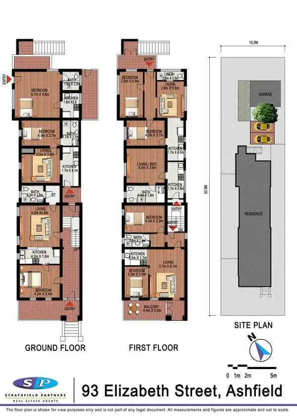 Floorplan of Homely block of units listing, 93 Elizabeth Street, Ashfield NSW 2131