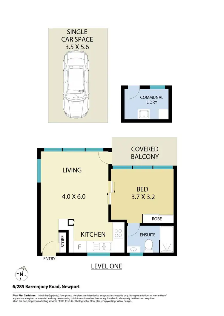 Floorplan of Homely unit listing, 6/285 Barrenjoey Road, Newport NSW 2106