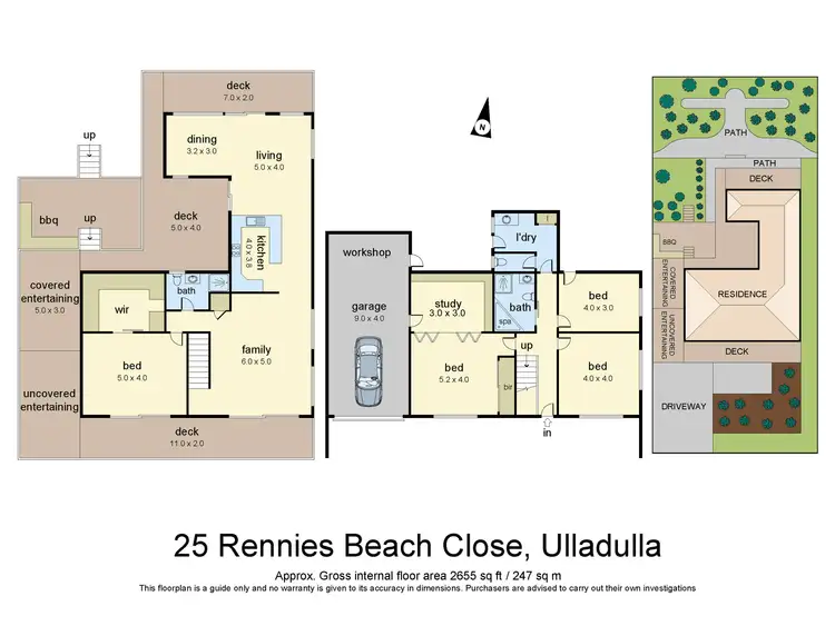 Floorplan of Homely house listing, 25 Rennies Beach Close, Ulladulla NSW 2539
