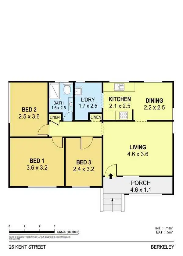Floorplan of Homely house listing, 26 Kent Street, Berkeley NSW 2506
