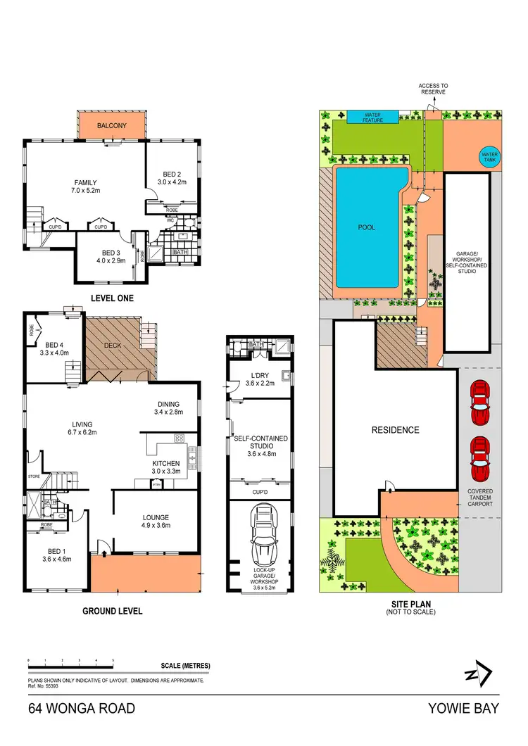 Floorplan of Homely house listing, 64 Wonga Road, Yowie Bay NSW 2228