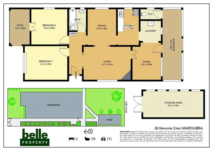 Floorplan of Homely house listing, 28 Nevorie Crescent, Maroubra NSW 2035