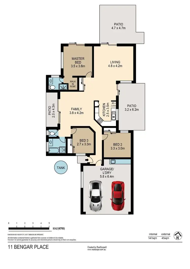 Floorplan of Homely house listing, 11 Bengar Place, Seventeen Mile Rocks QLD 4073