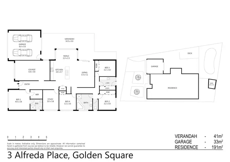 Floorplan of Homely house listing, 3 Alfreda Place, Golden Square VIC 3555