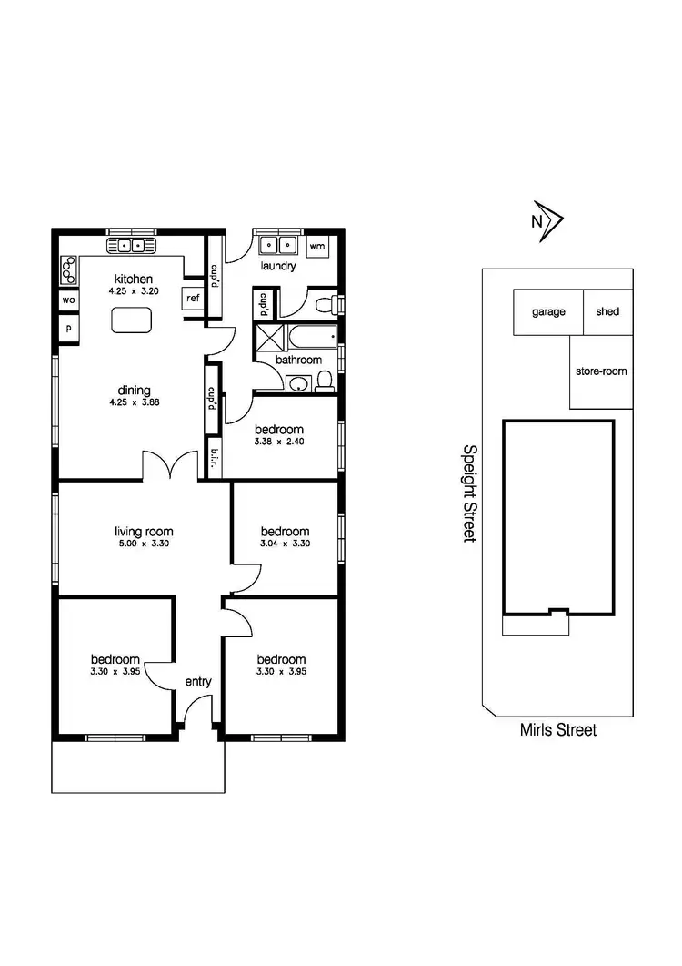 Floorplan of Homely house listing, 39 Mirls Street, Newport VIC 3015