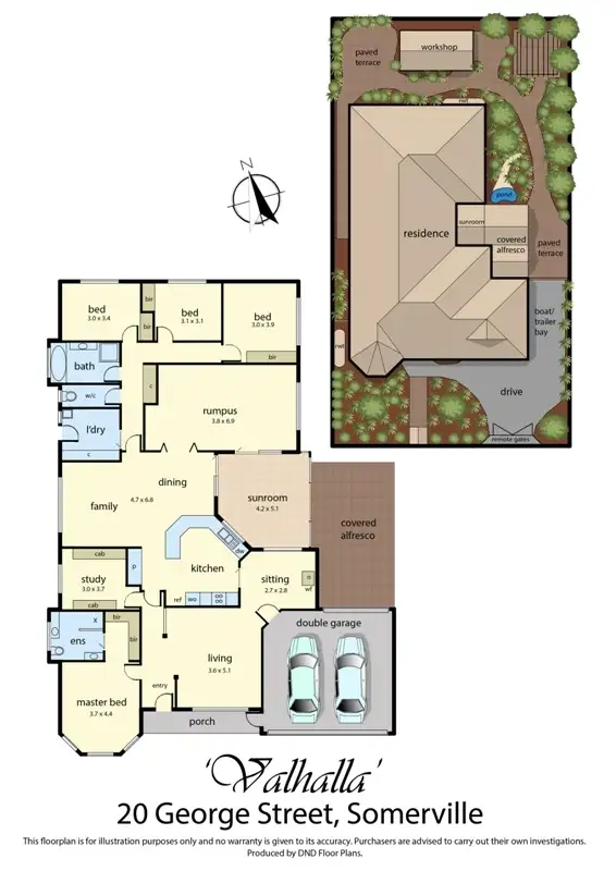 Floorplan of Homely house listing, 20 George Street, Somerville VIC 3912
