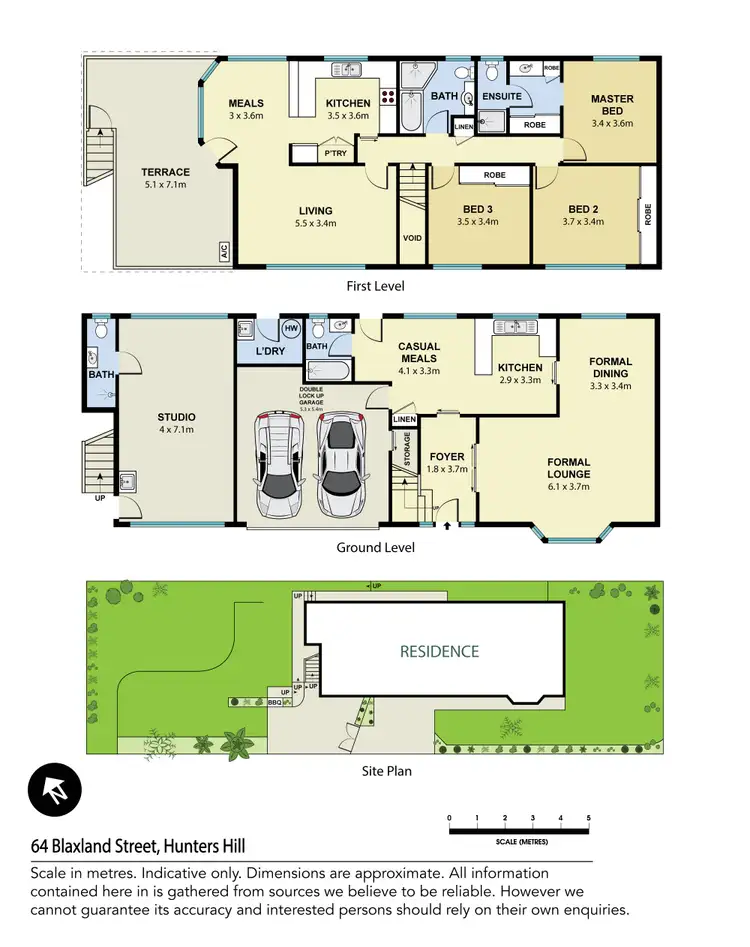 Floorplan of Homely house listing, 64 Blaxland Street, Hunters Hill NSW 2110