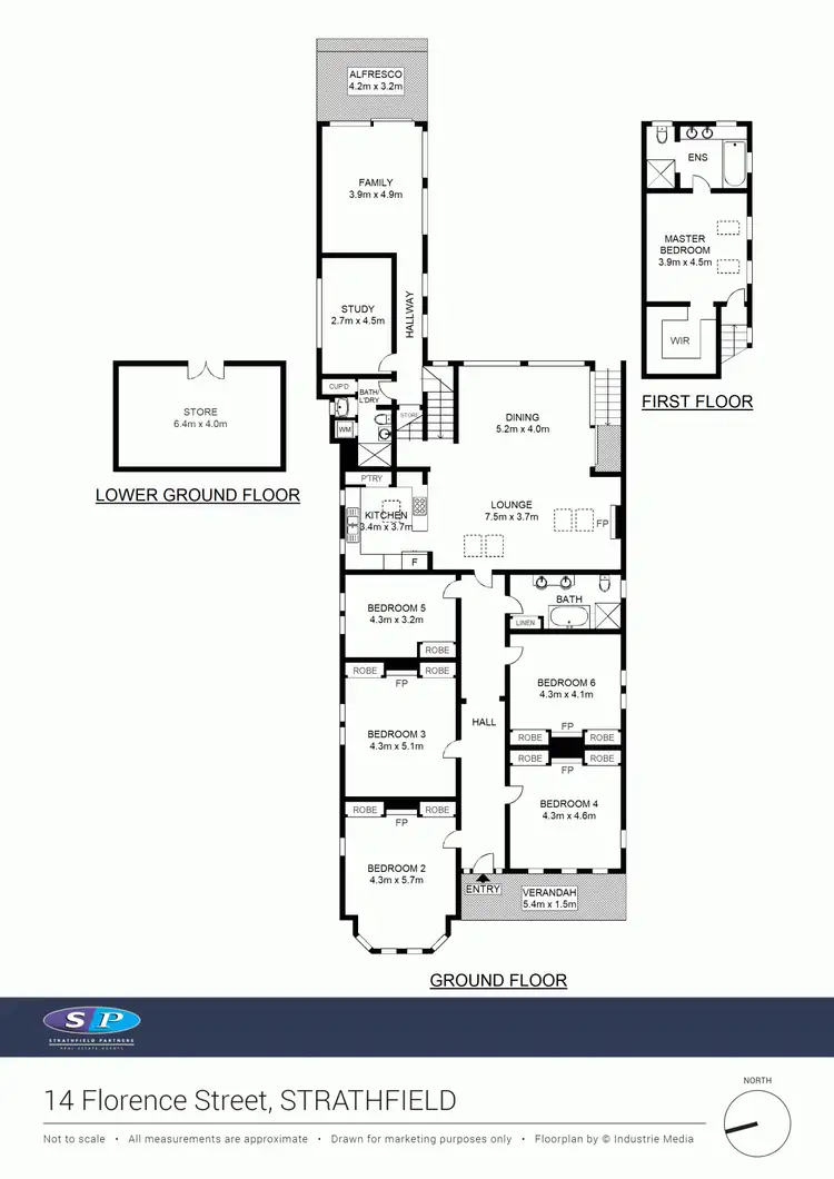 Floorplan of Homely house listing, 14 Florence Street, Strathfield NSW 2135
