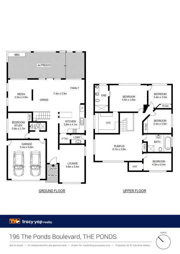 Floorplan of Homely house listing, 196 The Ponds Boulevard, The Ponds NSW 2769