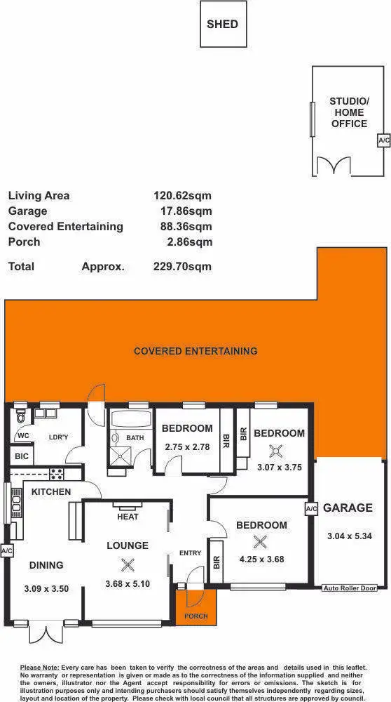 Floorplan of Homely house listing, 45 Torrens Avenue, Lockleys SA 5032