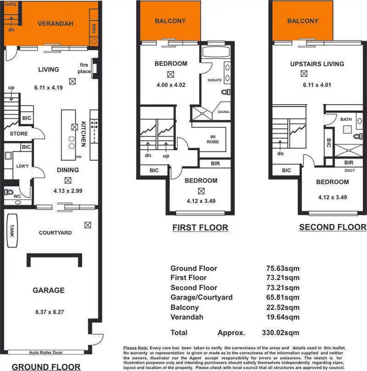 Floorplan of Homely house listing, 12 Tarni Court, New Port SA 5015