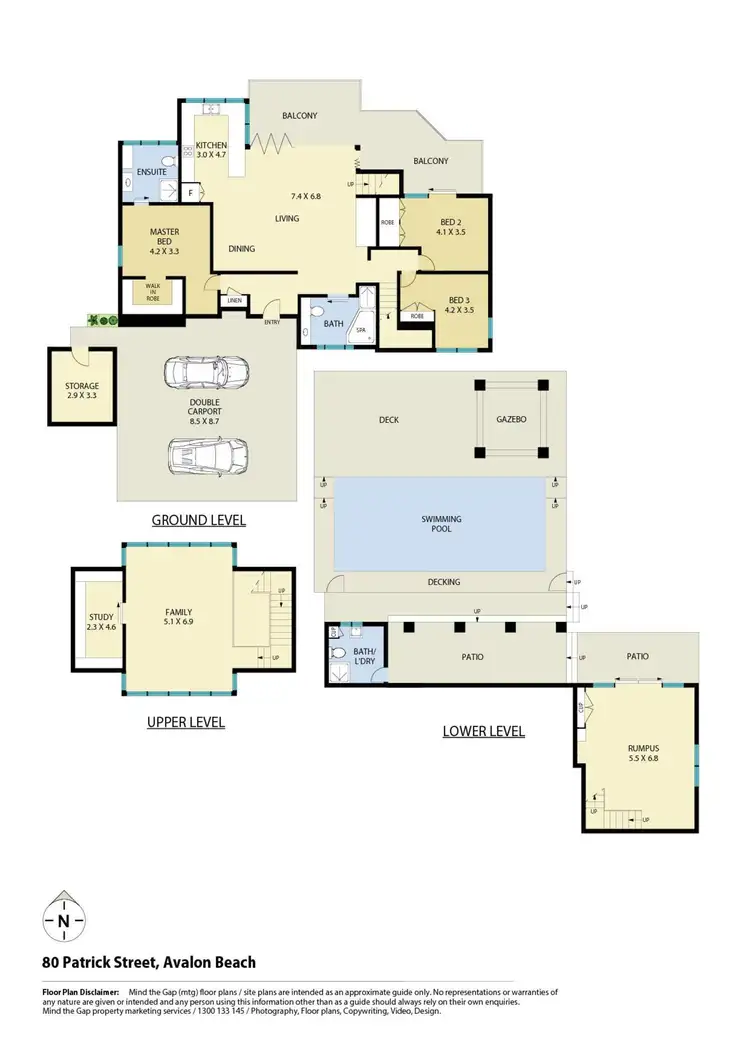 Floorplan of Homely house listing, 80 Patrick Street, Avalon Beach NSW 2107