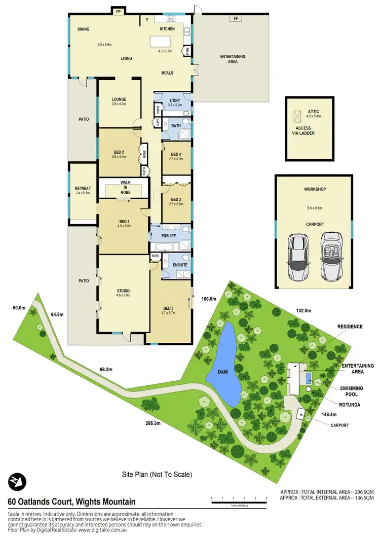 Floorplan of Homely house listing, 60 Oatlands Court, Wights Mountain QLD 4520