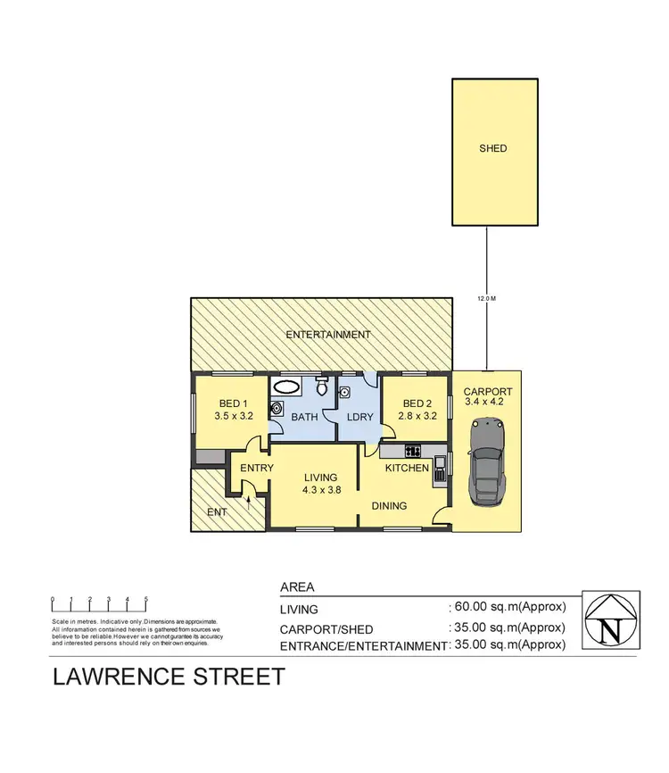 Floorplan of Homely house listing, 419 Lawrence Street, Wodonga VIC 3690