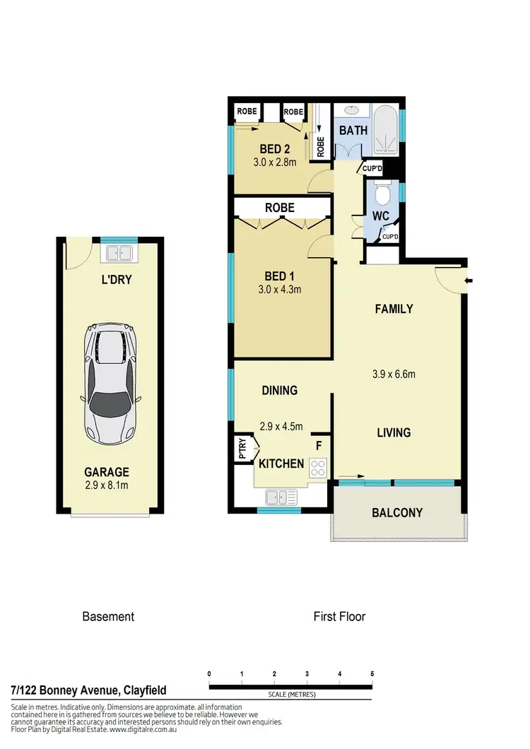 Floorplan of Homely unit listing, 7/122 Bonney Avenue, Clayfield QLD 4011