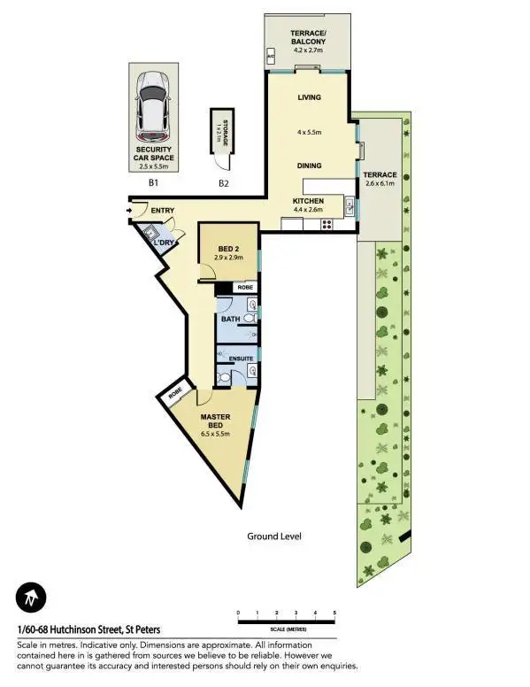 Floorplan of Homely apartment listing, 1/60-68 Hutchinson Street, St Peters NSW 2044
