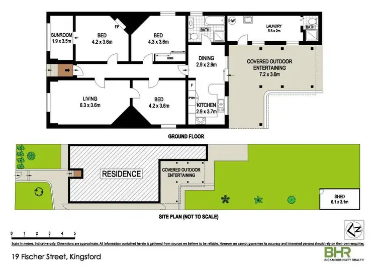 Floorplan of Homely house listing, 19 Fischer Street, Kingsford NSW 2032
