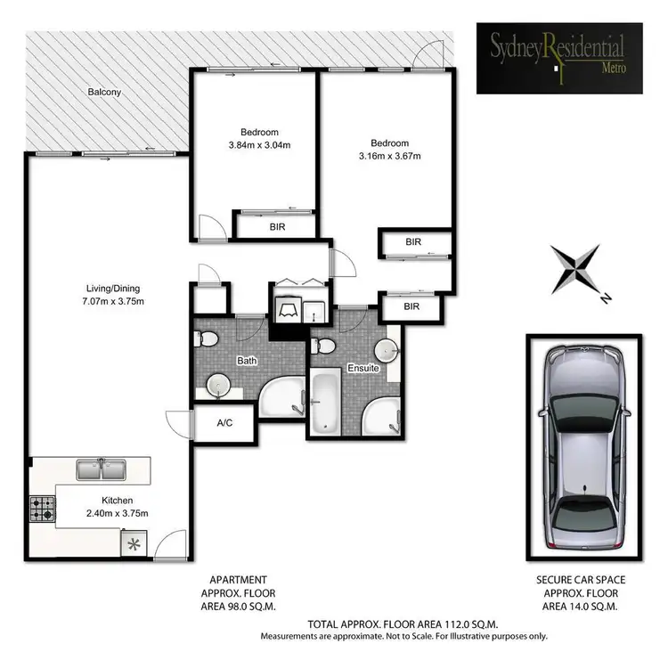 Floorplan of Homely apartment listing, 626/2 Lachlan Street, Waterloo NSW 2017