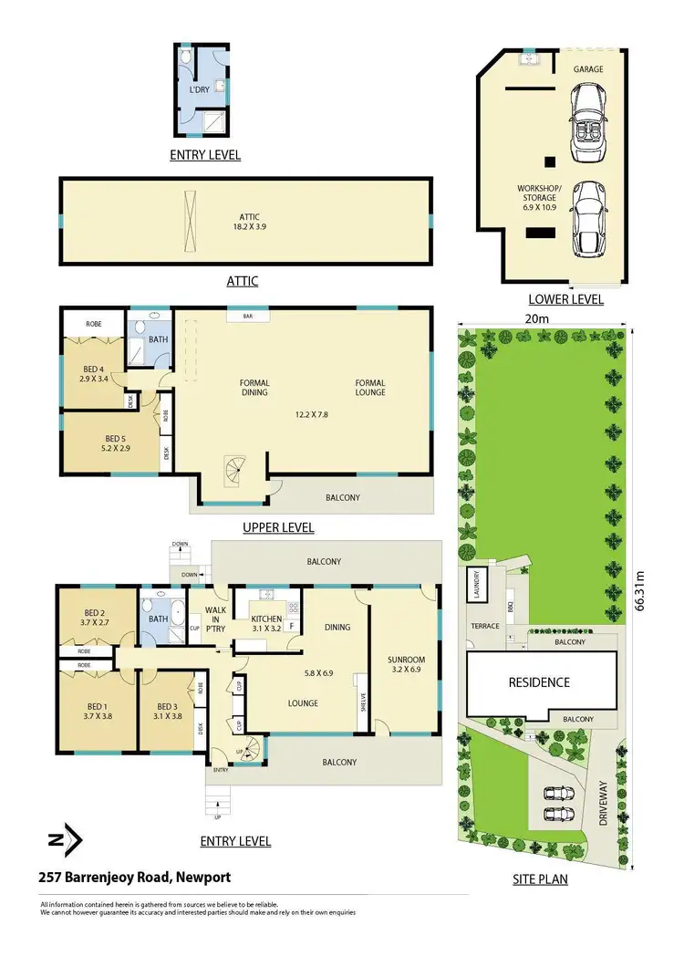 Floorplan of Homely house listing, 257 Barrenjoey Road, Newport NSW 2106