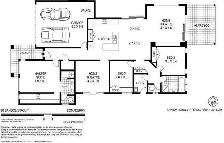 Floorplan of Homely house listing, 28 Banool Circuit, Bomaderry NSW 2541
