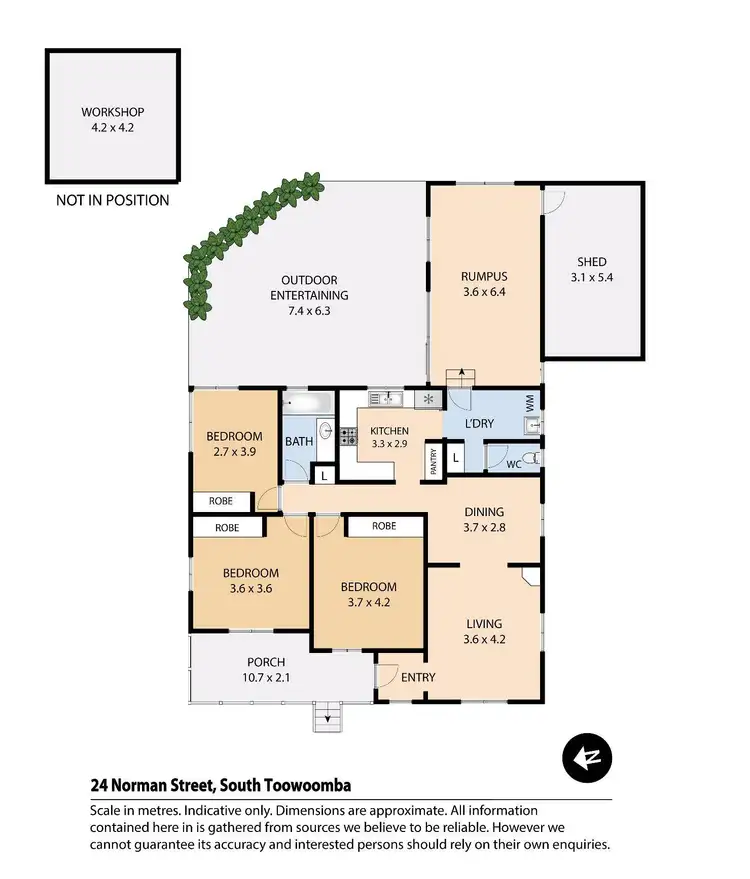 Floorplan of Homely house listing, 24 Norman Street, South Toowoomba QLD 4350
