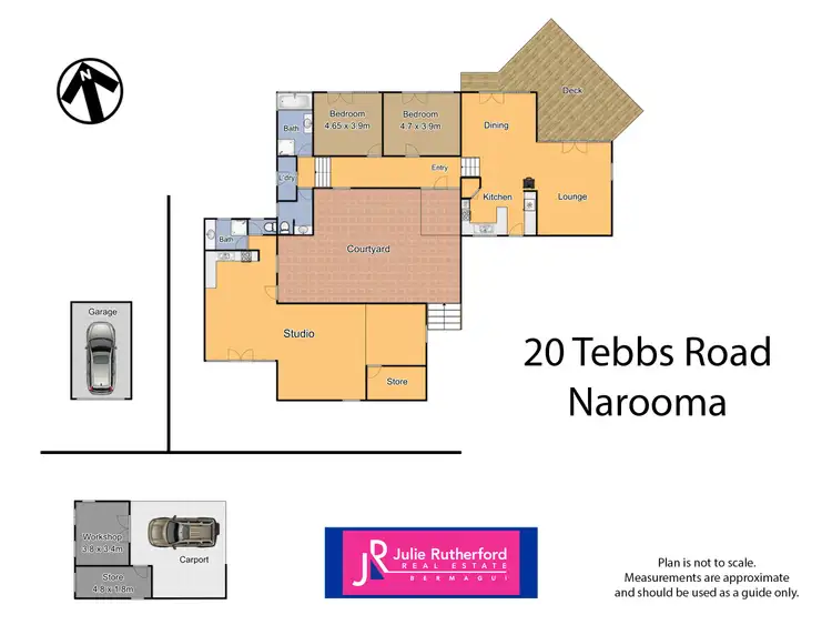 Floorplan of Homely rural property listing, 20 Tebbs Road, Narooma NSW 2546