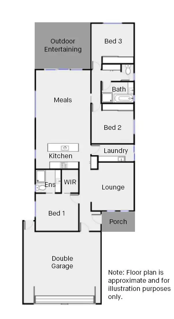 Floorplan of Homely house listing, 54 Leicester Street, Mildura VIC 3500