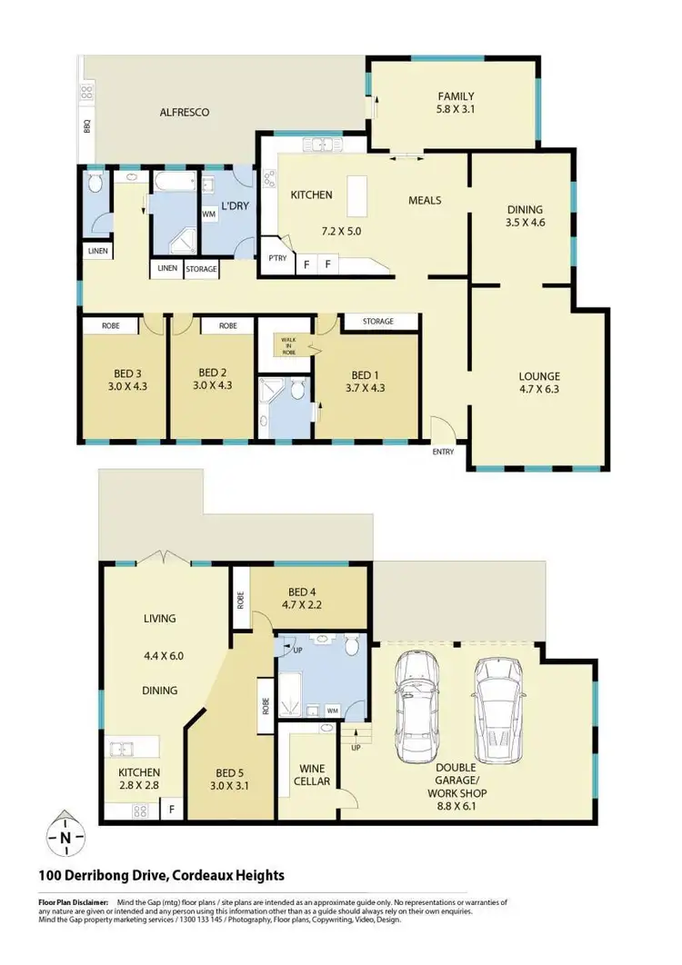 Floorplan of Homely house listing, 100 Derribong Drive, Cordeaux Heights NSW 2526