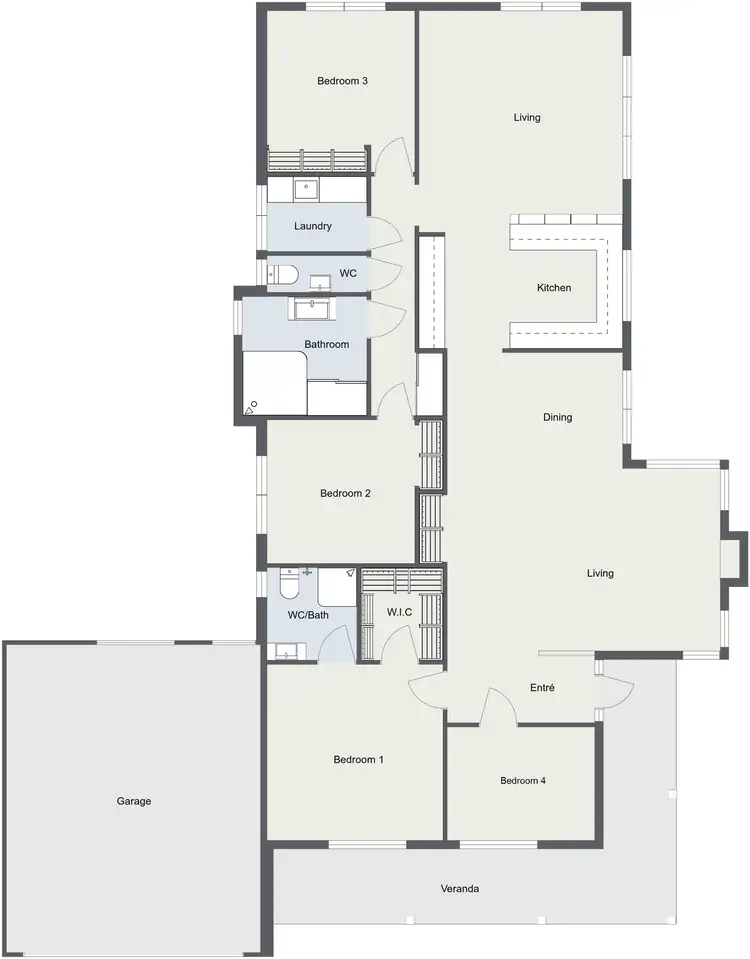 Floorplan of Homely house listing, 3 Alambee Way, Echuca VIC 3564