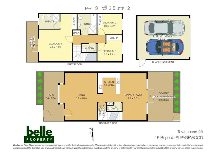 Floorplan of Homely unit listing, 28/15 Begonia Street, Pagewood NSW 2035
