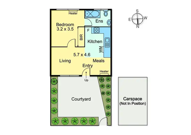Floorplan of Homely apartment listing, 4/28 Wilmoth Street, Northcote VIC 3070