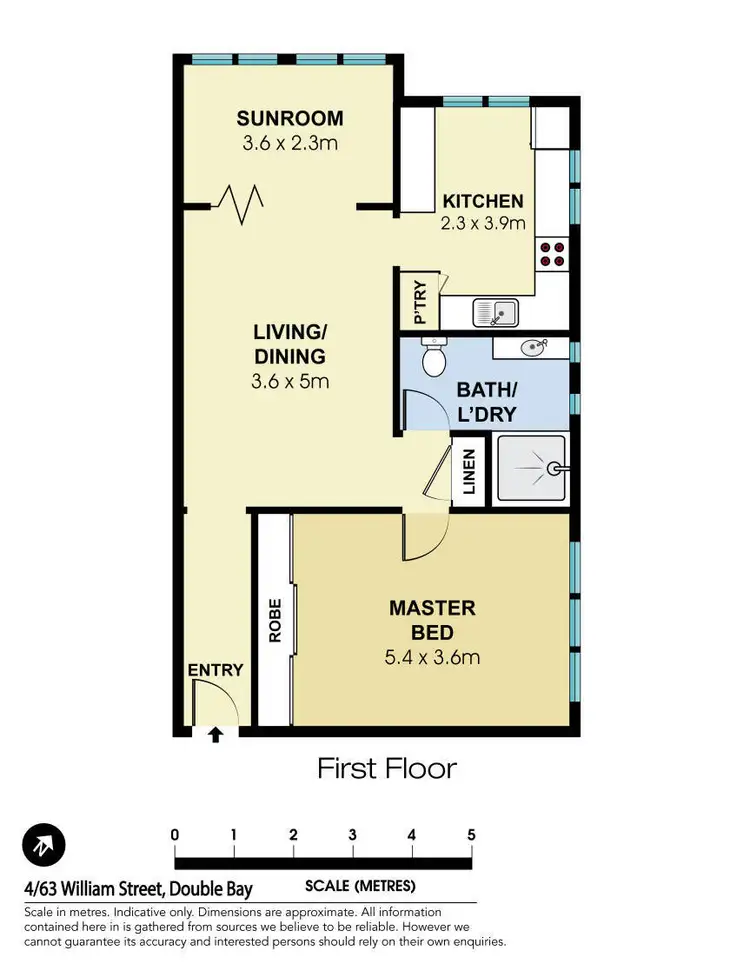 Floorplan of Homely apartment listing, 4/63 William Street, Double Bay NSW 2028
