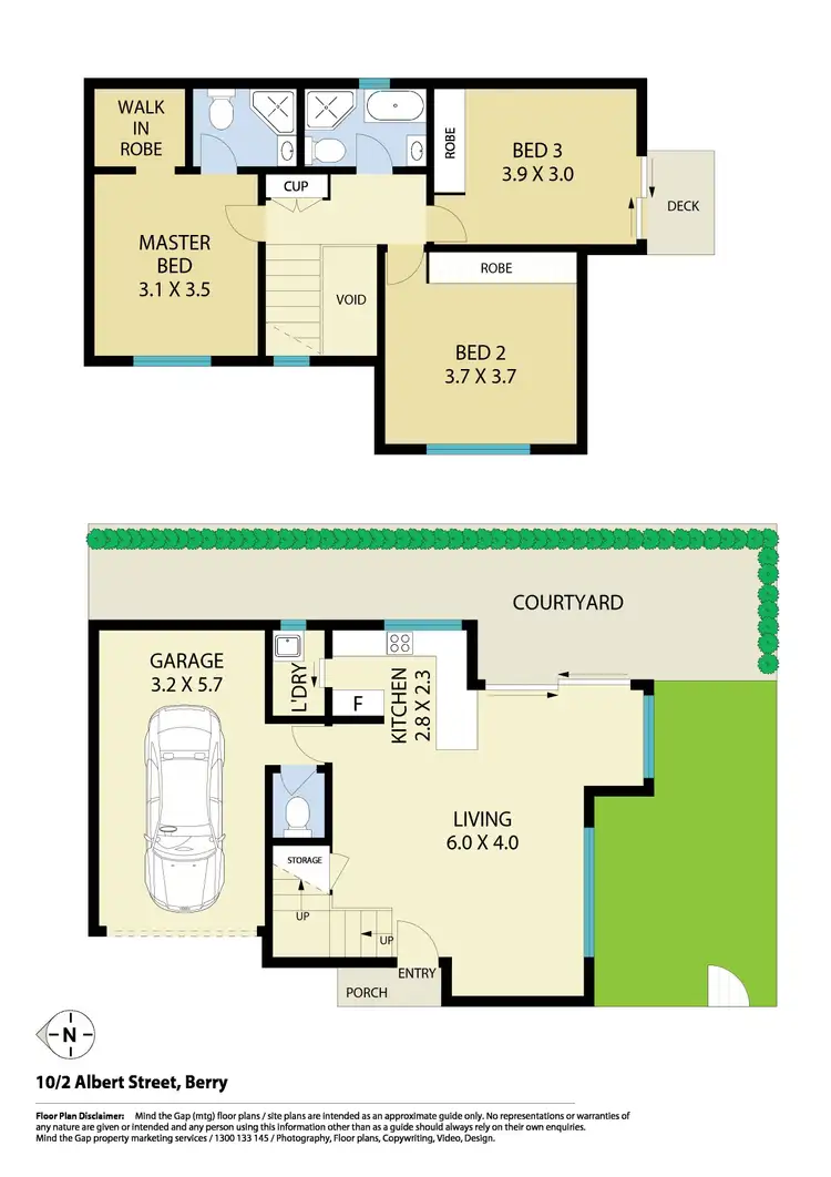 Floorplan of Homely unit listing, 10/2 Albert Street, Berry NSW 2535