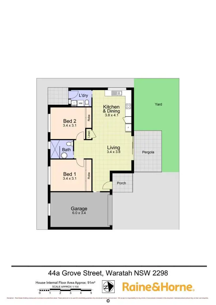 Floorplan of Homely house listing, 44a Grove Street, Waratah NSW 2298