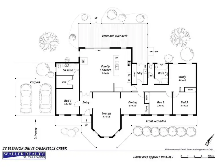 Floorplan of Homely house listing, 23 Eleanor Drive, Campbells Creek VIC 3451