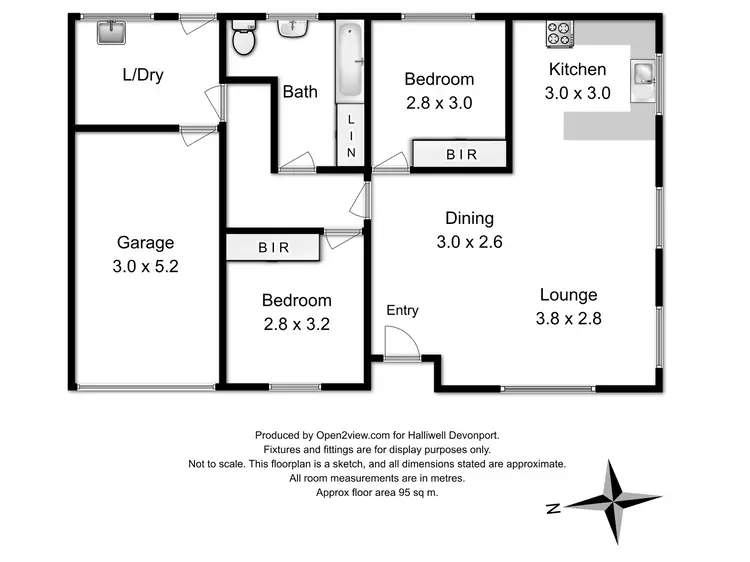 Floorplan of Homely house listing, 2/11 Arden Avenue, Devonport TAS 7310