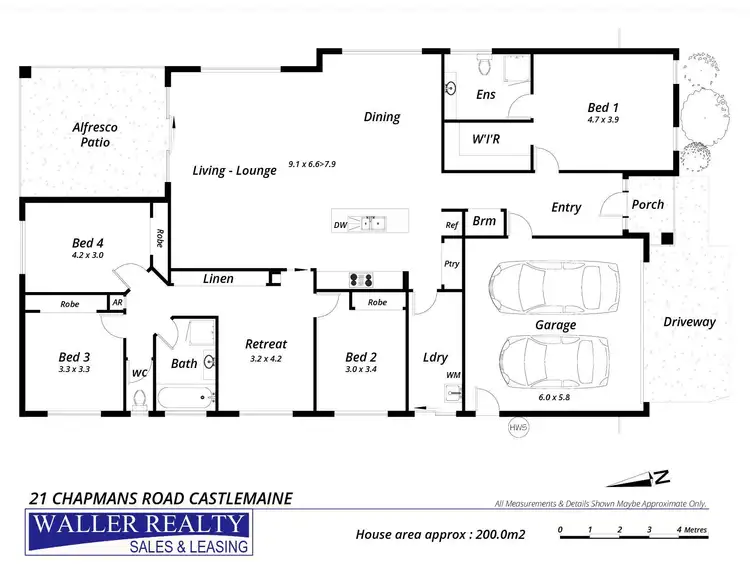 Floorplan of Homely house listing, 21 Chapmans Road, Castlemaine VIC 3450