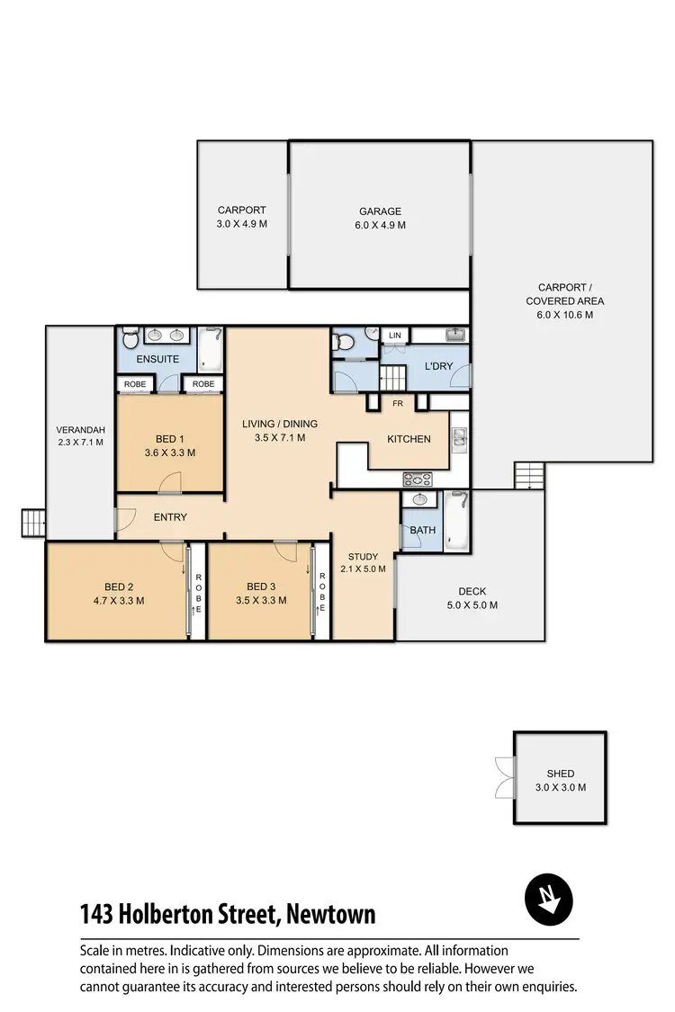 Floorplan of Homely house listing, 143 Holberton Street, Newtown QLD 4350