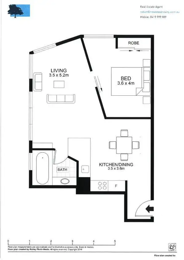 Floorplan of Homely apartment listing, 111/293 North Quay, Brisbane City QLD 4000