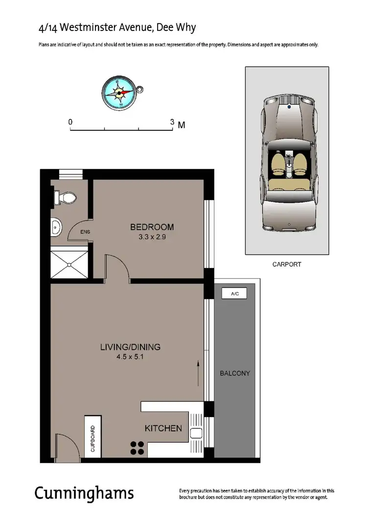 Floorplan of Homely unit listing, 4/14 Westminster Avenue, Dee Why NSW 2099