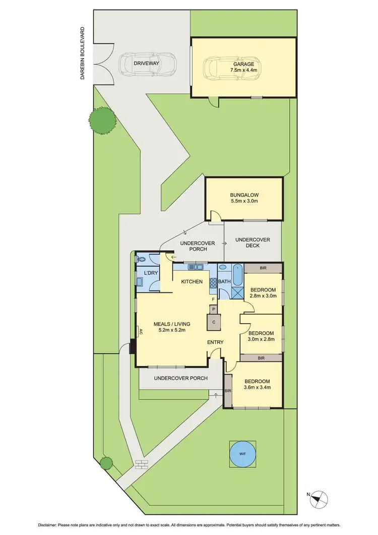 Floorplan of Homely house listing, 6 Greenock Street, Reservoir VIC 3073