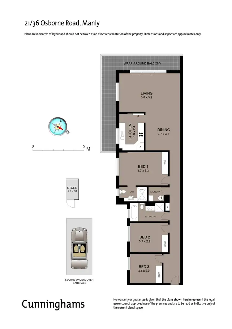 Floorplan of Homely unit listing, 21/36 Osborne Road, Manly NSW 2095